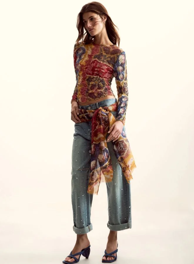 DESIGUAL Blouse Designed By mr. christian lacroix